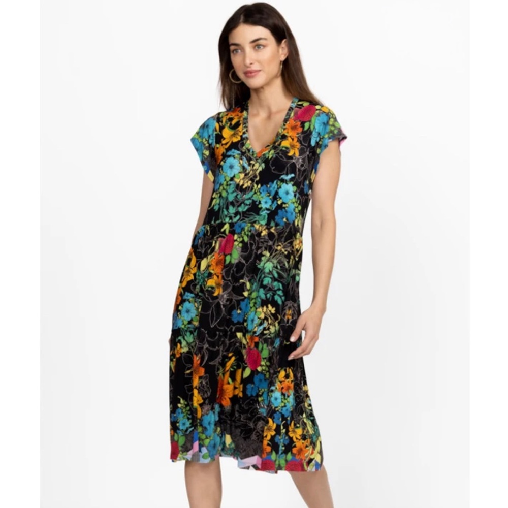 Do not buy/sold on marketplace Johnny Was sz XL bamboo dress w/spectacular color